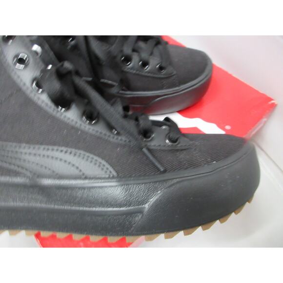 Puma Kaia Mid Womens Size 8.5 Black Platform Sneakers Shoes 384108-01 - Picture 8 of 16